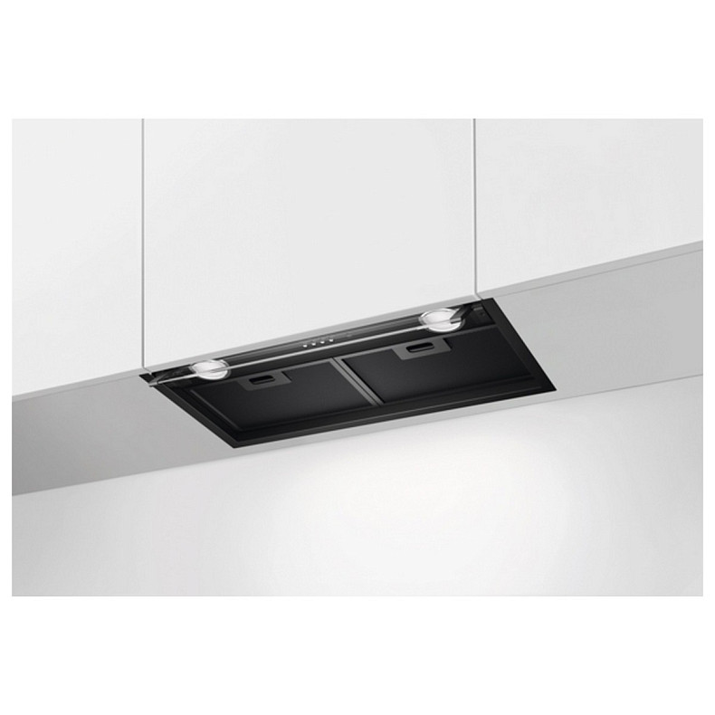 Витяжка Electrolux вбудована, 60см, 600м.куб/год., чорний
