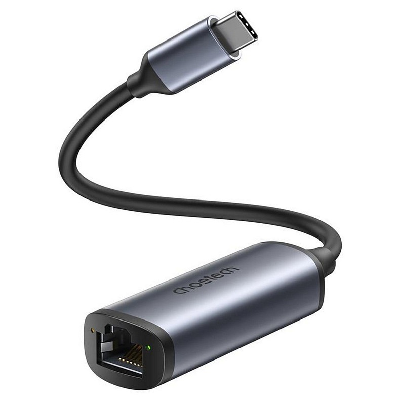 Сетевой адаптер Choetech HUB-R02 USB-C to RJ45 2.5Gbps