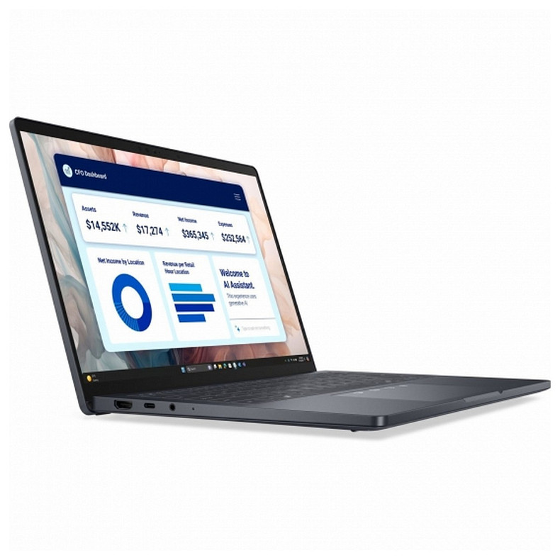 Ноутбук Dell Pro 14 Premium 14" QHD+ OLED Touch, Intel U7-268V, 32GB, F512GB, UMA, Win11P, черный