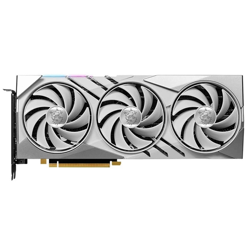 Відеокарта MSI GeForce RTX 4070 12GB GDDR6X GAMING X SLIM WHITE (912-V513-441)