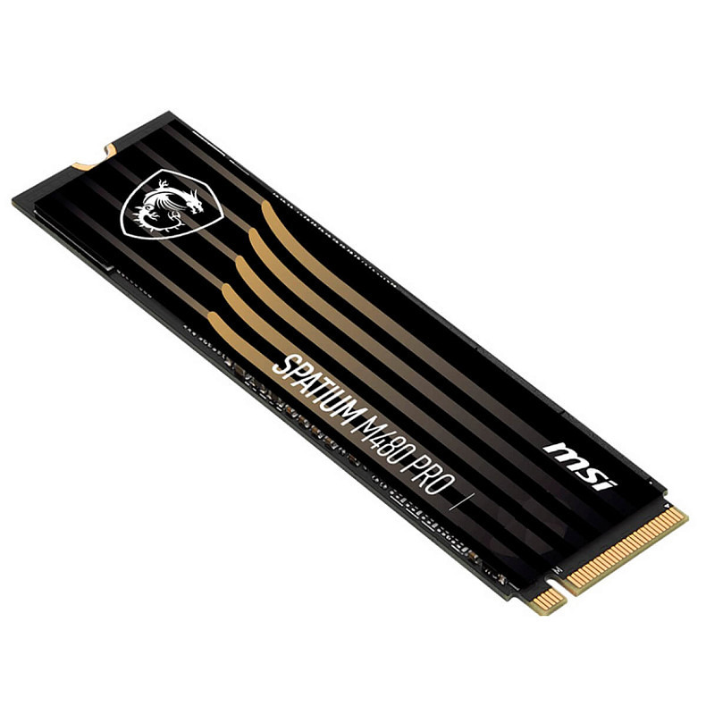 SSD диск MSI Spatium M480 Pro 1TB M.2 2280 PCIe 4.0 x4 NVMe 3D NAND TLC (S78-440L1G0-P83)