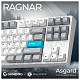 Клавиатура GamePro Asgard Ragnar Keychron Super Red Switch White (MK285WH)