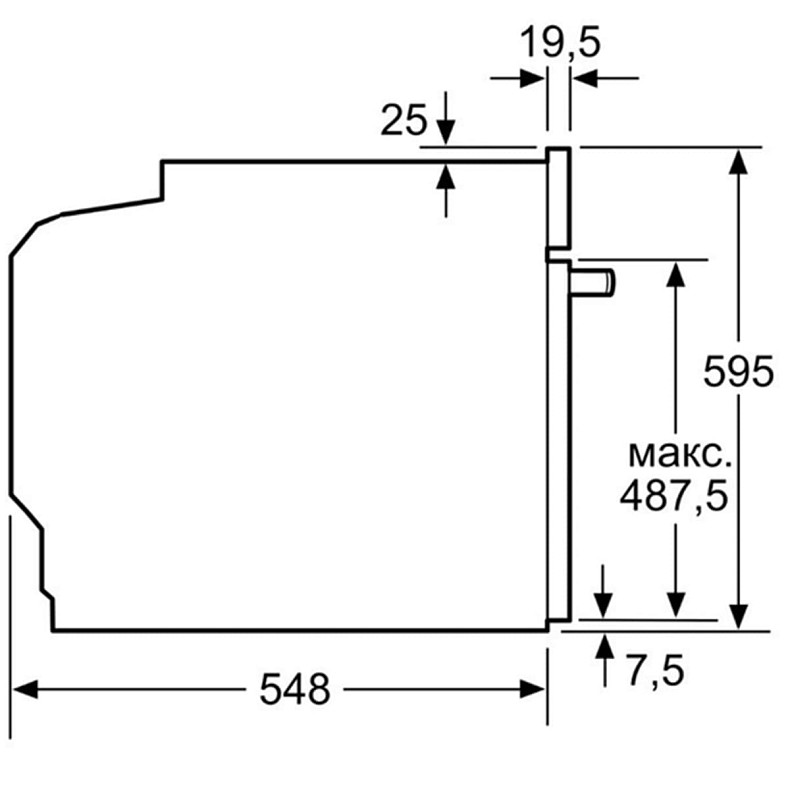 Духова шафа Bosch HJG852YW0T