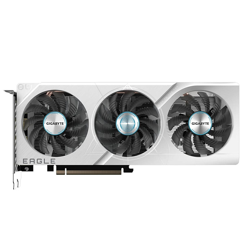 Видеокарта GF RTX 4060 8GB GDDR6 Eagle Ice OC Gigabyte (GV-N4060EAGLEOC ICE-8GD)