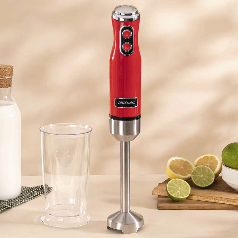 Блендер CECOTEC Power Retro 1200MAX Cream&Crush Red