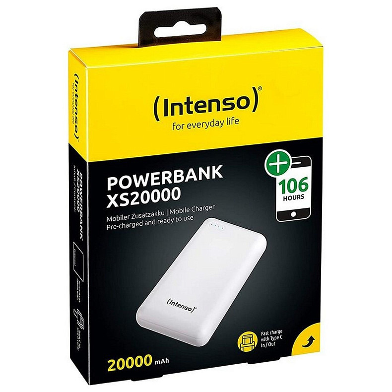 Универсальная мобильная батарея Intenso XS20000 20000mAh White (7313552)