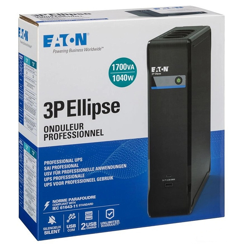 ДБЖ Eaton 3P Ellipse 1700 USB DIN