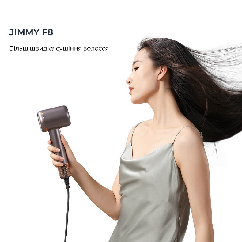 Фен для волосся Jimmy F8 Grey