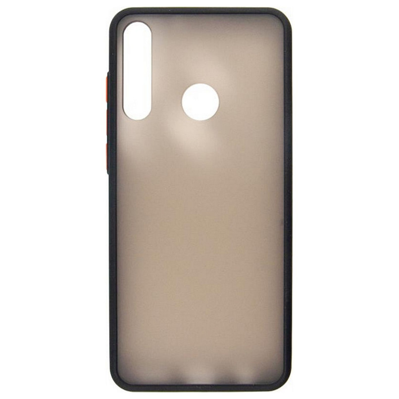 Чeхол-накладка Dengos Matt для Huawei Y6p Black (DG-TPU-MATT-54)