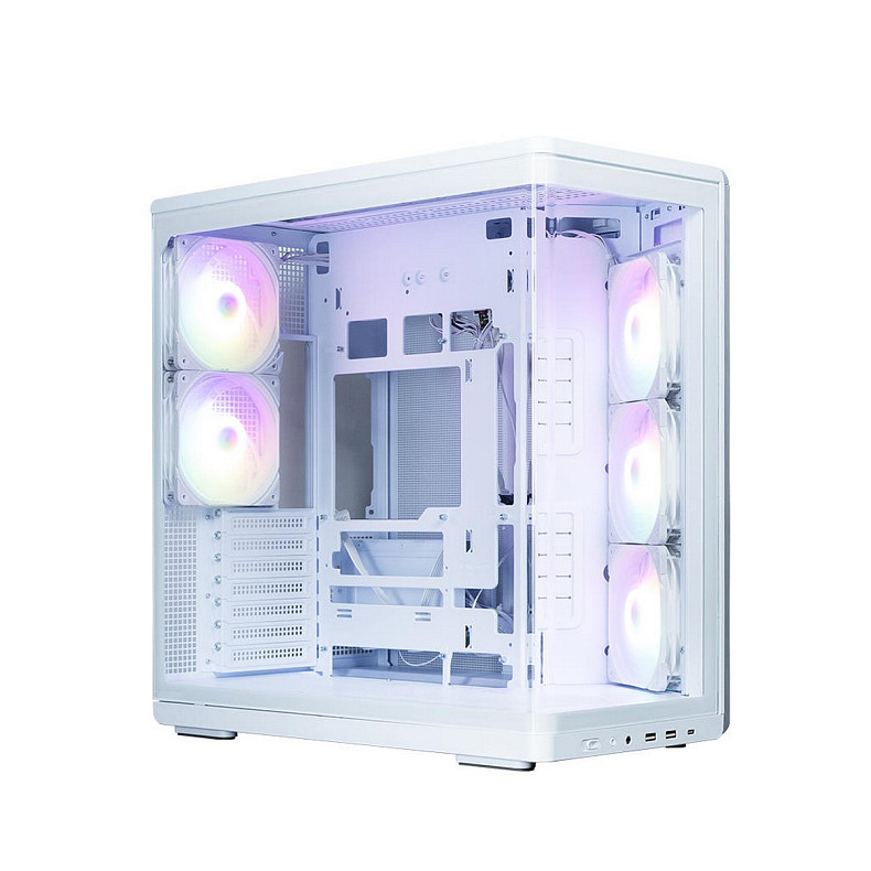 Корпус Zalman P60 без БЖ, 2xUSB3.0, 1x Type C, 3x120мм ARGB Reverse, 2x120мм ARGB, VGA 435мм, LCS re