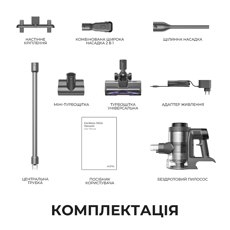 Бездротовий пилосос MOVA S7