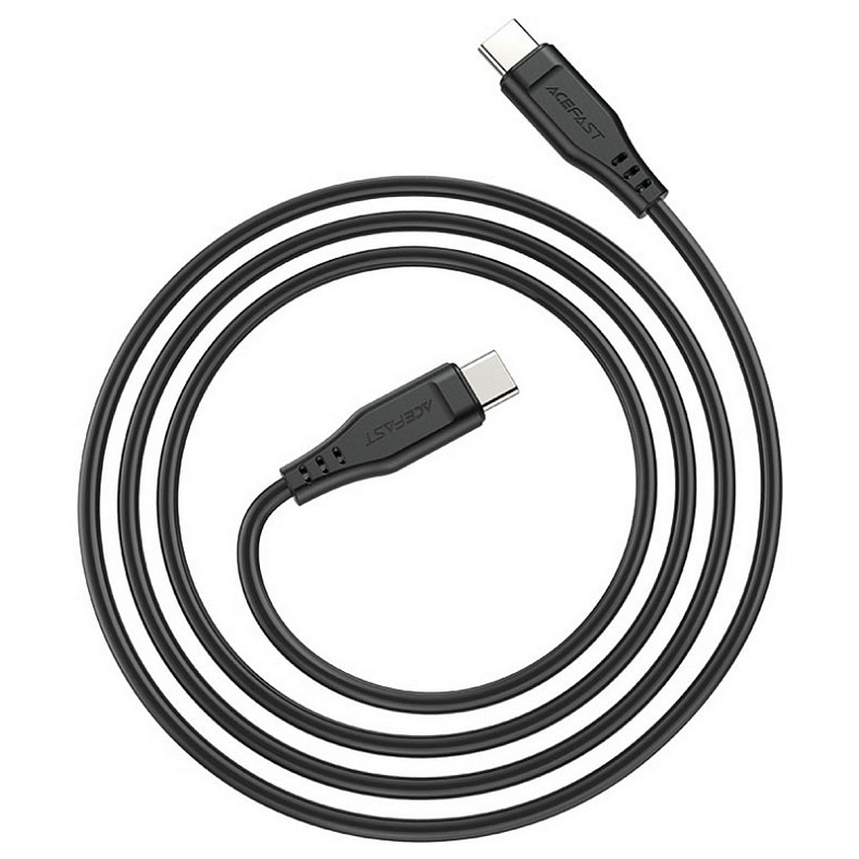 Кабель USB 2.0 USB-C to USB-C, 1,2 м, 3.0A, TPE C3-03 Black Acefast