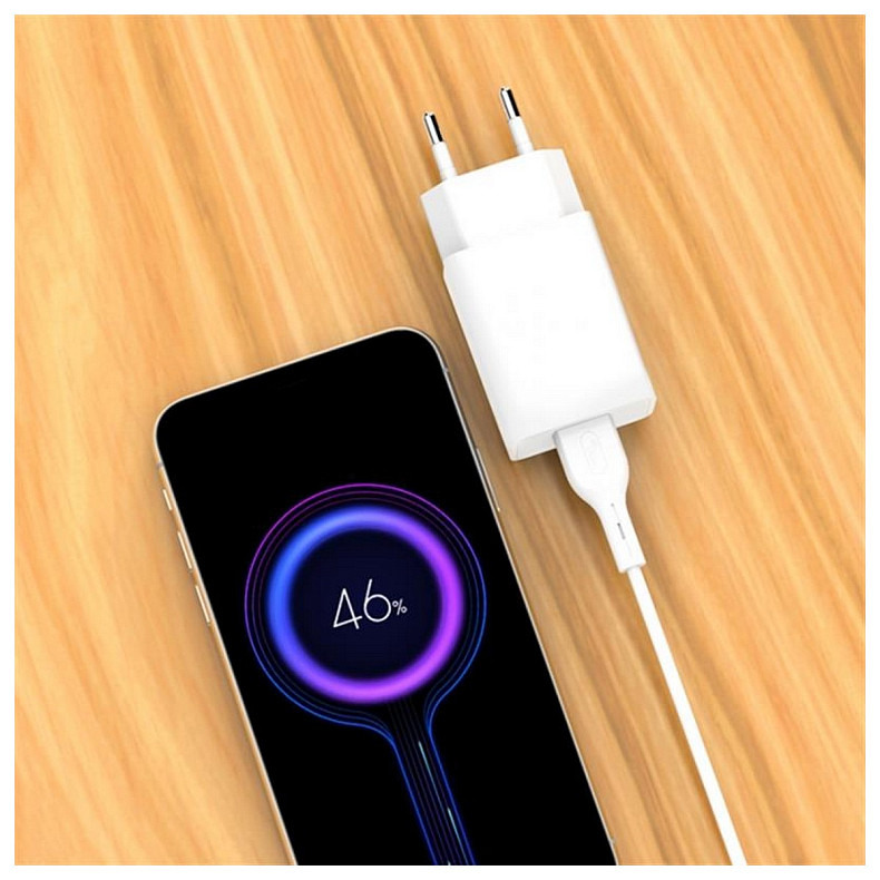 Зарядное устройство SkyDolphin SC36V (1USB, 2.4A) White (SDMZP-000118) + кабель microUSB