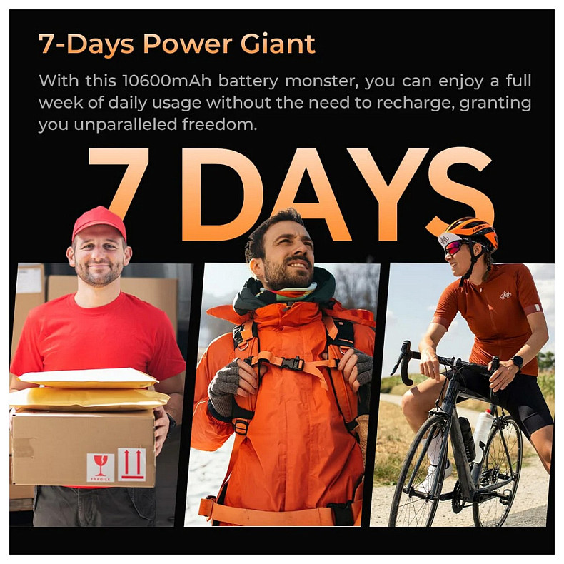 Смартфон Oukitel WP38 6/256GB Black