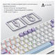 Клавиатура Ajazz AK820 Max Magnetic Switch White (AK820MAX-WM-PWB)