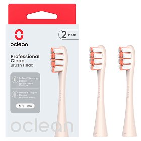 Oclean Brush Head Professional clean -2 pack Golden