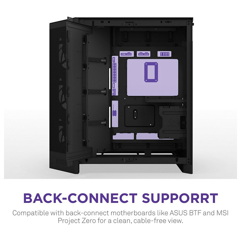 Корпус NZXT H9 Flow Black без БП (CM-H92FB-01)
