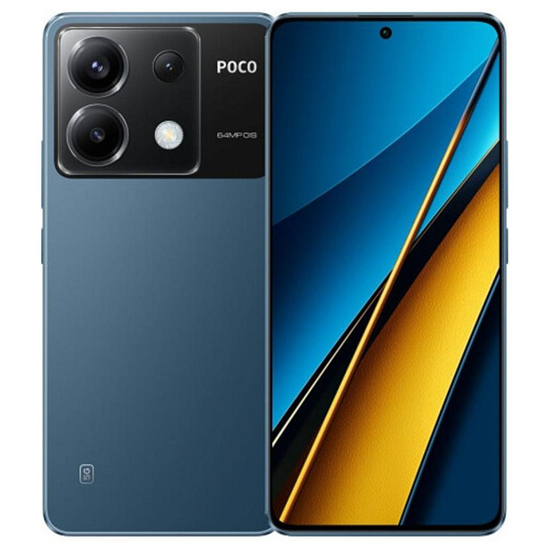 Смартфон Xiaomi Poco X6 5G 12/256GB Dual Sim Blue