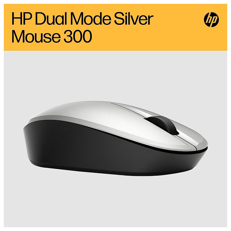 Мышка HP Dual Mode BT/WL Silver