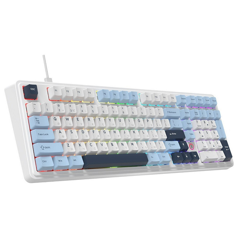 Клавіатура Ajazz AK980 Max Magnetic Switch Blue/White/Dark Blue (AK980-MAX-M-BWDB)