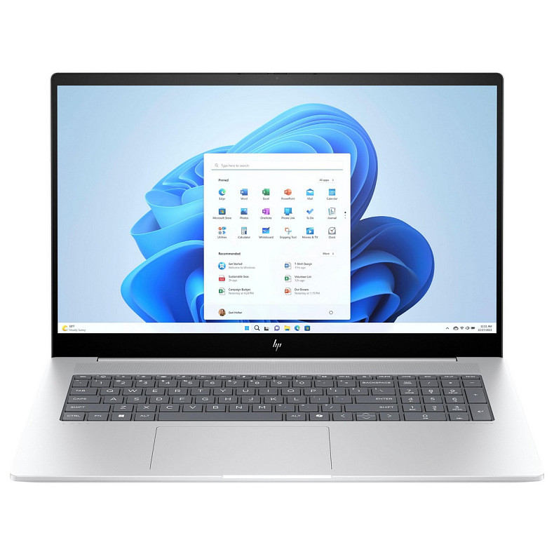 Ноутбук HP ENVY 17-da0002ua 17.3" FHD IPS Touch, Intel U7-155U, 32GB, F1024GB, UMA, Win11, сріблястий