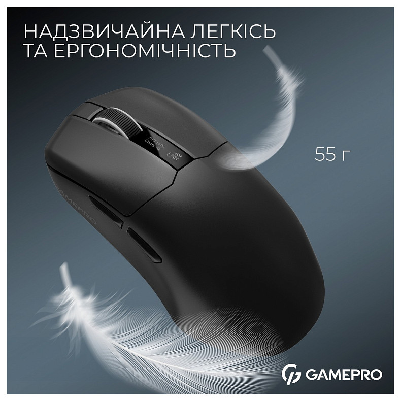 Миша GamePro Asgard Thor Black (GM023B)