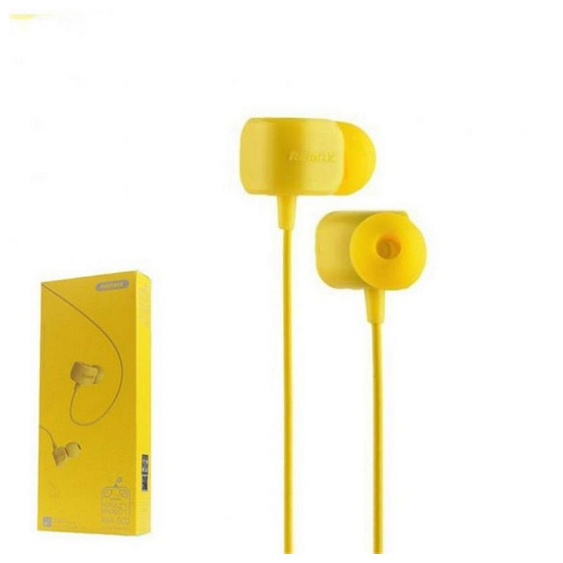 Гарнитура Remax RM-502 Yellow (6954851265078)