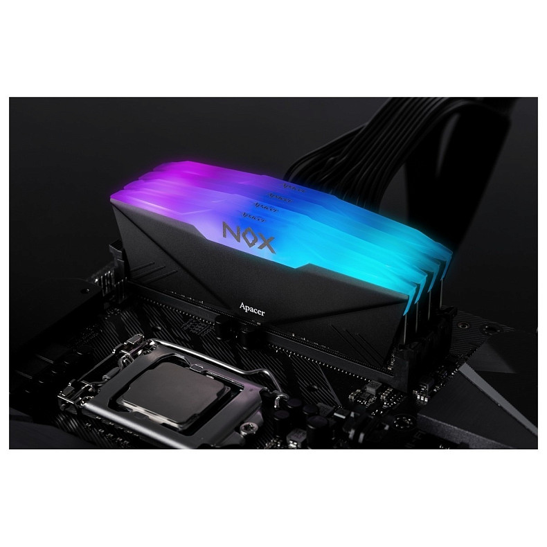 ОЗУ DDR4 2х16GB/3600 Apacer NOX RGB Black (AH4U32G36C25YNBAA-2)