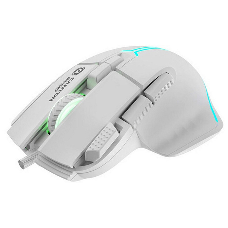 Миша Canyon Fortnax GM-636 RGB USB White (CND-SGM636W)