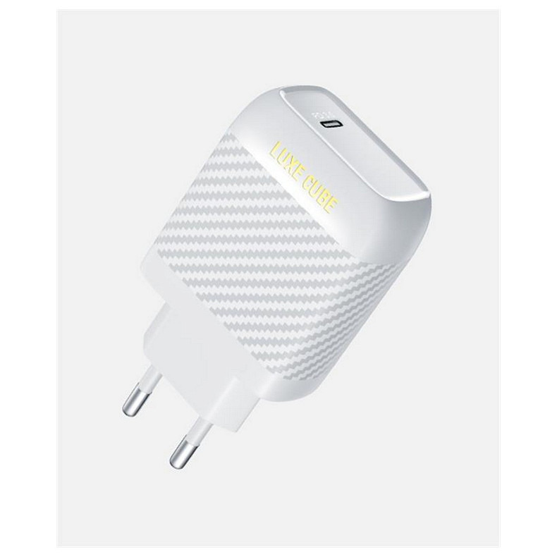 Сетевое зарядное устройство Luxe Cube Dynamic 18W (1USBх3A) White (4446689880643)