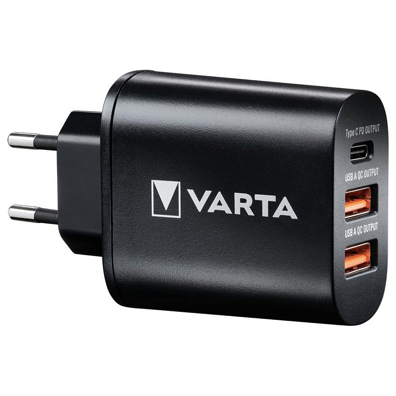 Зарядное устройство Varta Wall Charger 38W Black (57958101401)