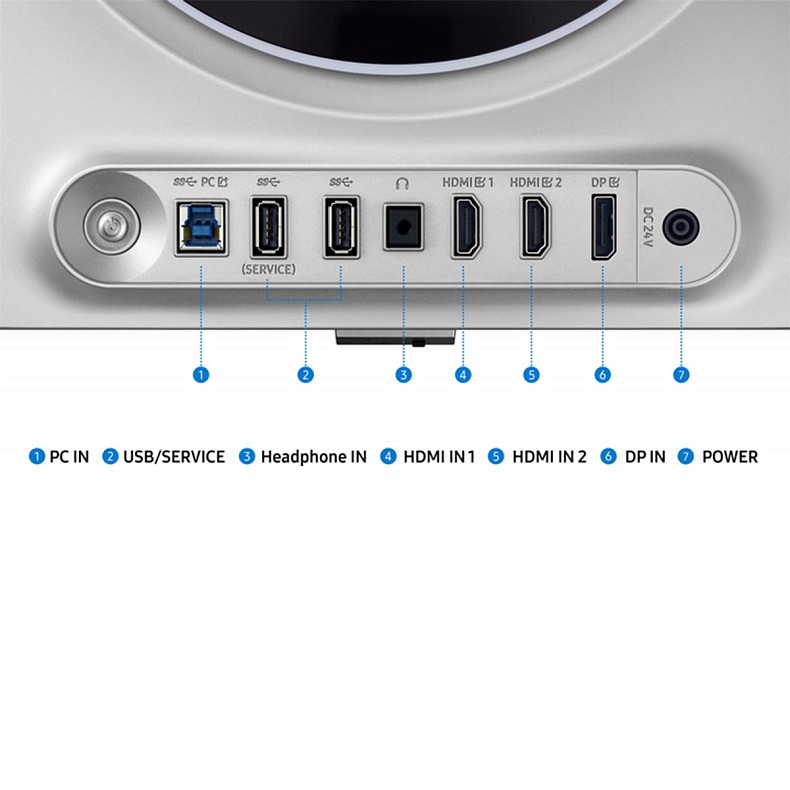 Монитор Samsung OLED 27",2560*1400,360 Гц LS27DG600SIXCI