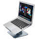 Подставка для ноутбука HOCO PH52 Plus Might Metal Rotating Laptop Holder Metal Gray