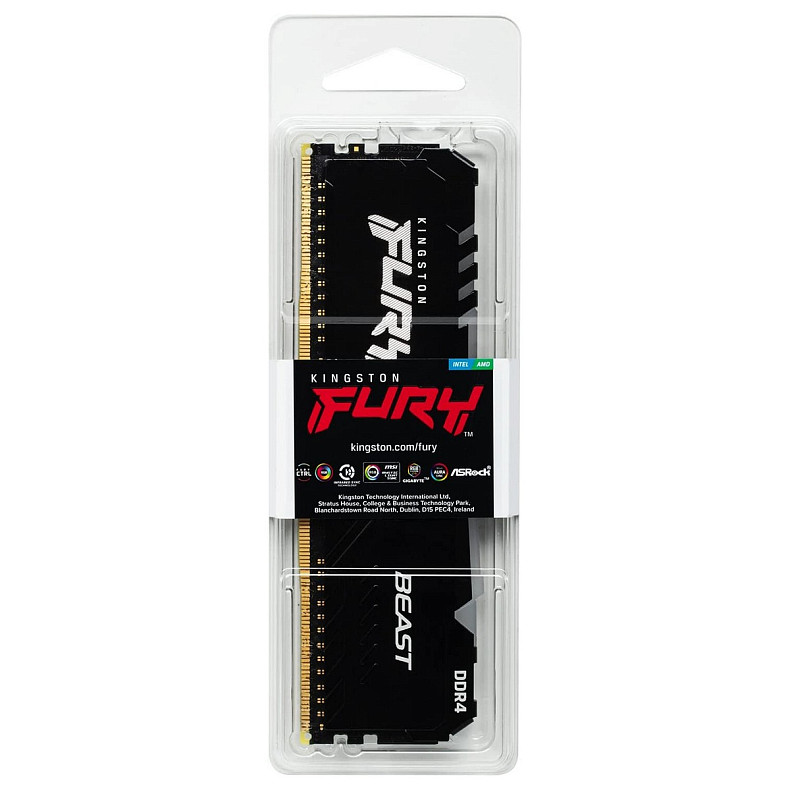 ОЗП Kingston DDR4 32GB 3600 FURY Beast RGB