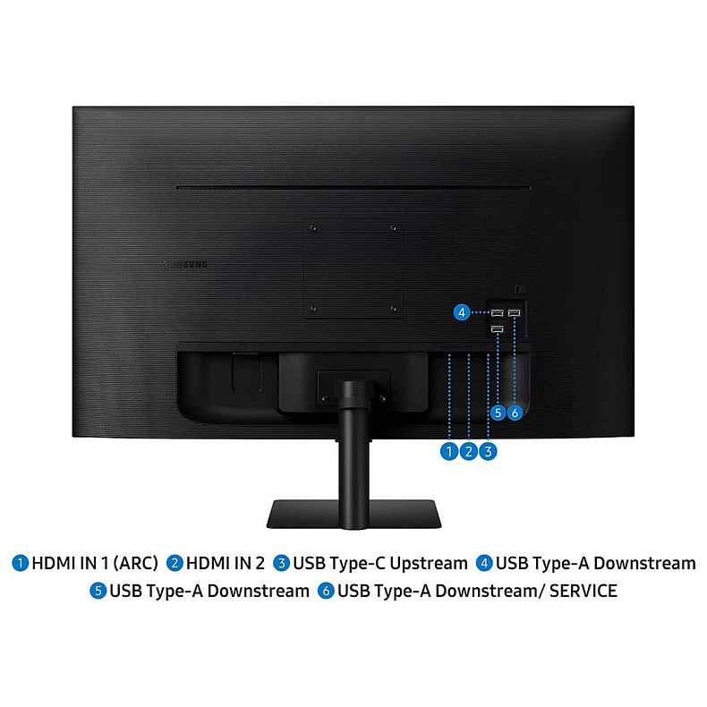 Монітор Samsung Smart Monitor M7 LS32FM702UIXUA 32" VA Black