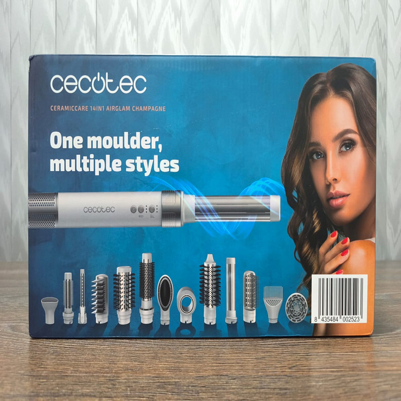 Стайлер CECOTEC Bamba CeramicCare 14in1 AirGlam Champagne  --  Уценка