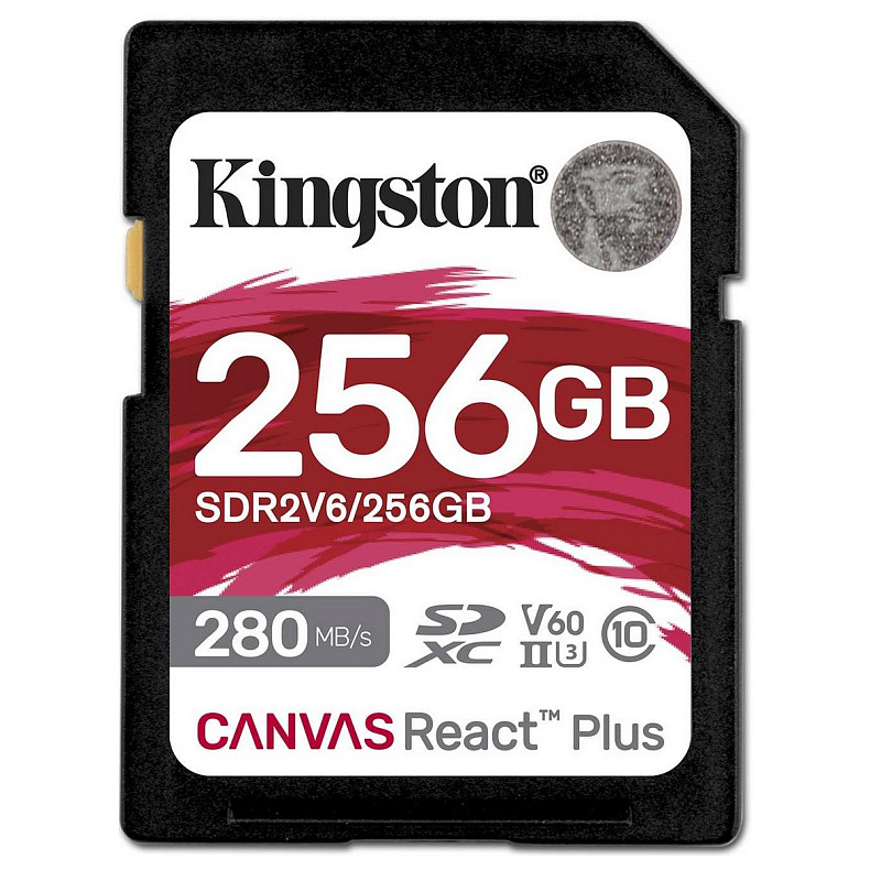 Карта памяти Kingston SD 256GB C10 UHS-II U3 R280/W150MB/s