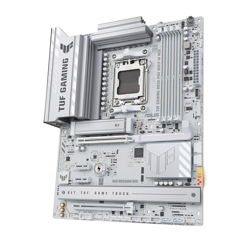 Материнcька плата ASUS TUF GAMING B850-PRO WIFI7 W NEO sAM5 B850 2xDDR5 M.2 HDMI DP Wi-Fi BT ATX біл