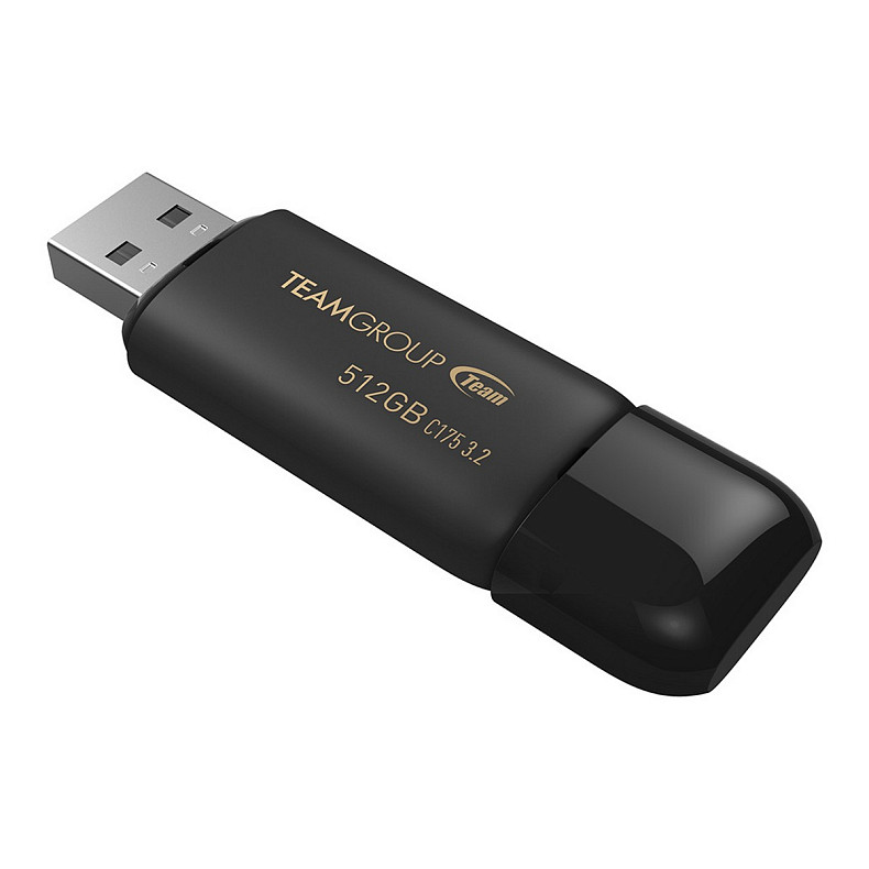 Флеш-накопичувач Team C175 USB 3.2 512GB Black (TC1753512GB01)