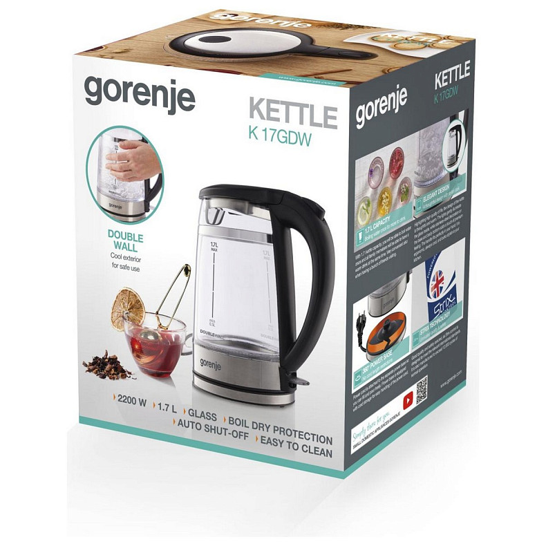 Электрочайник Gorenje K17GDW