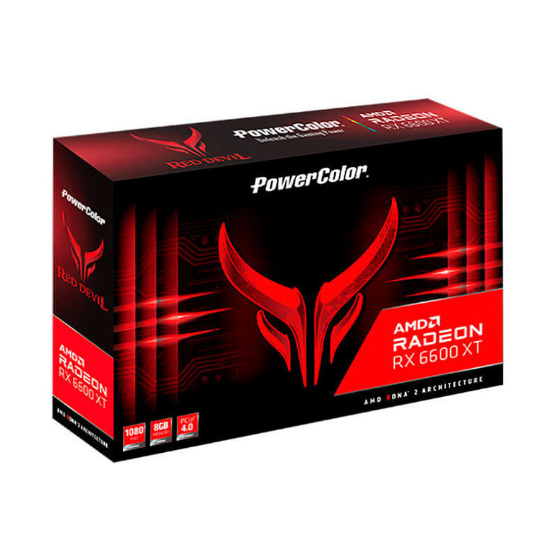 Видеокарта PowerColor Radeon RX 6600 XT Red Devil (AXRX 6600XT 8GBD6-3DHE/OC)