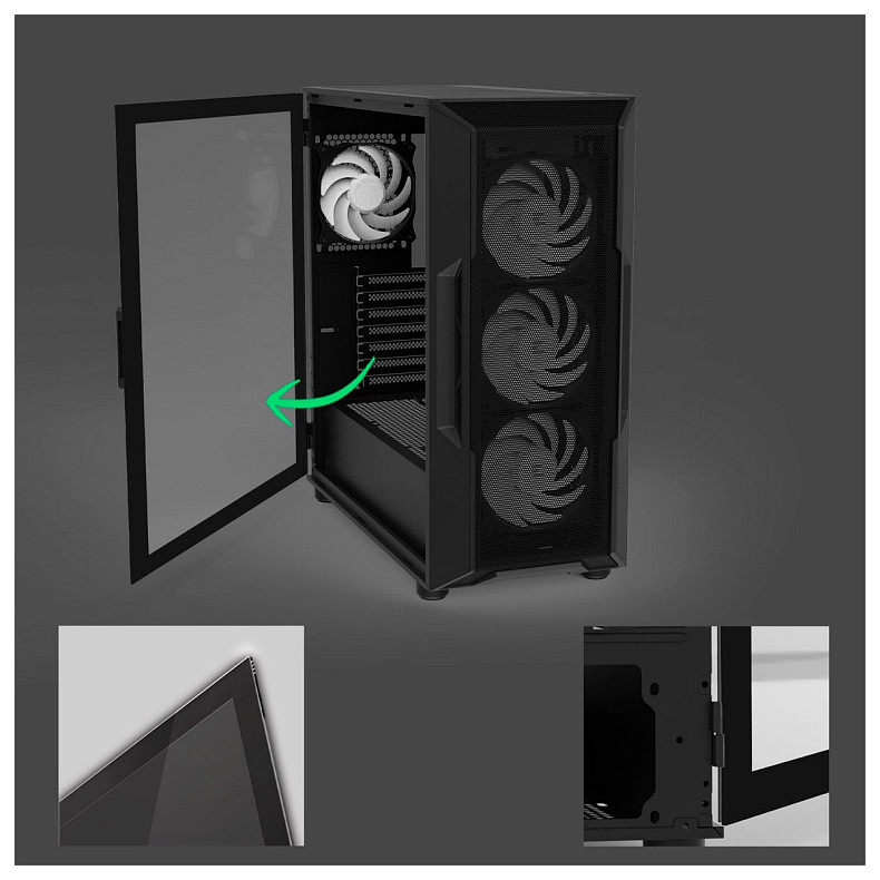 Корпус Zalman i3 Neo V2 Black