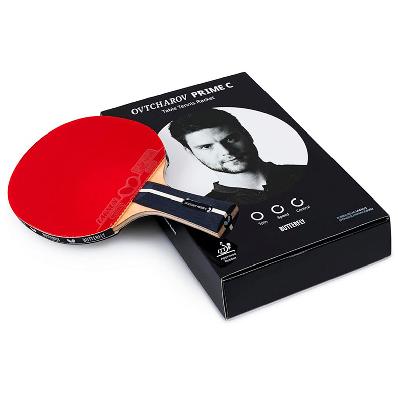 Ракетка для настольного тенниса Butterfly Ovtcharov Prime C (Carbon) FL (6116500002)