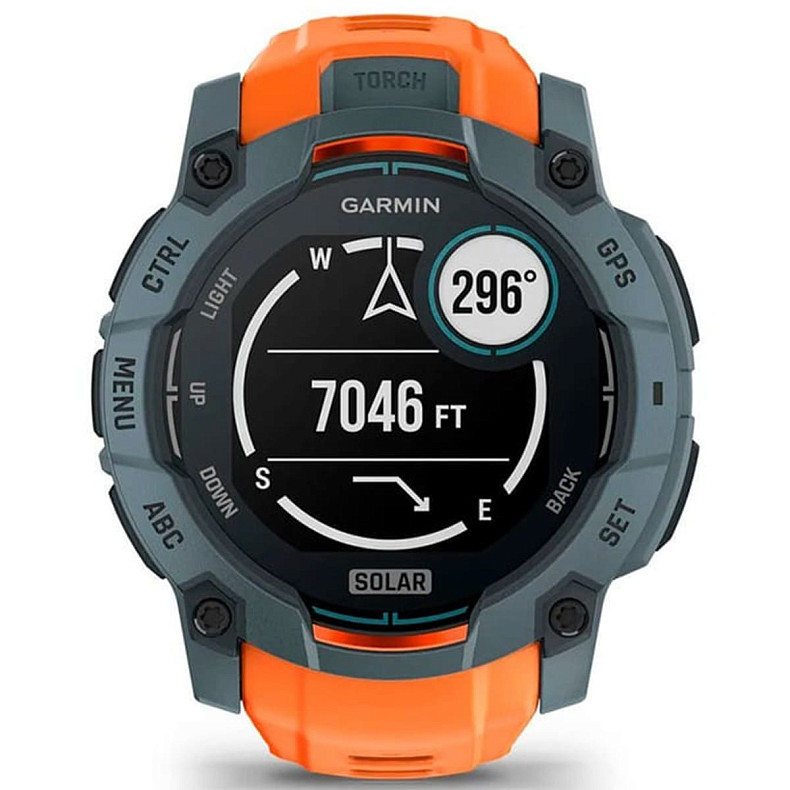 Спортивний годинник Garmin Instinct 3 50mm Solar Solstice with Solstice Silicone (010-02935-41)