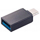 Адаптер Dengos OTG USB-USB Type-C Black (ADP-009)