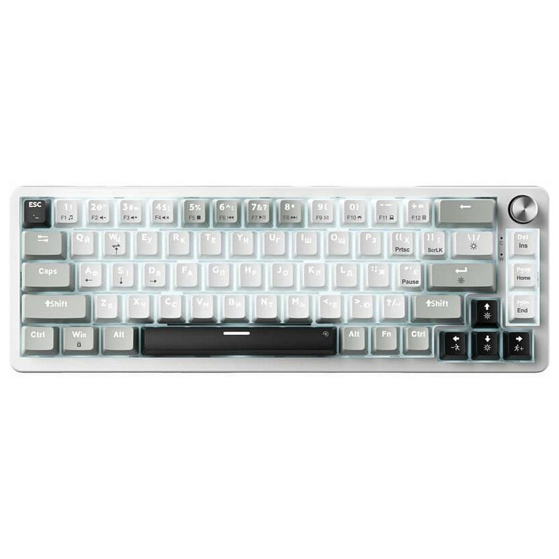 Клавіатура GamePro Genesis Infinity MK130BW Black/White