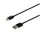 Кабель Grand-X USB-microUSB, магнітний, 1м, Black (MG-01M)