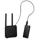 Маршрутизатор TCL LINKHUB (HH42CV2) LTE, Wi-Fi4, 1xFE LAN/WAN, 1xFE LAN, 2xSMA, Чорний + Power Bank