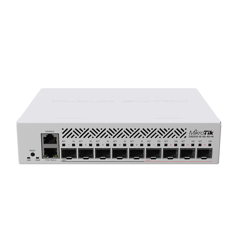 Коммутатор MikroTik CRS310-1G-5S-4S+IN