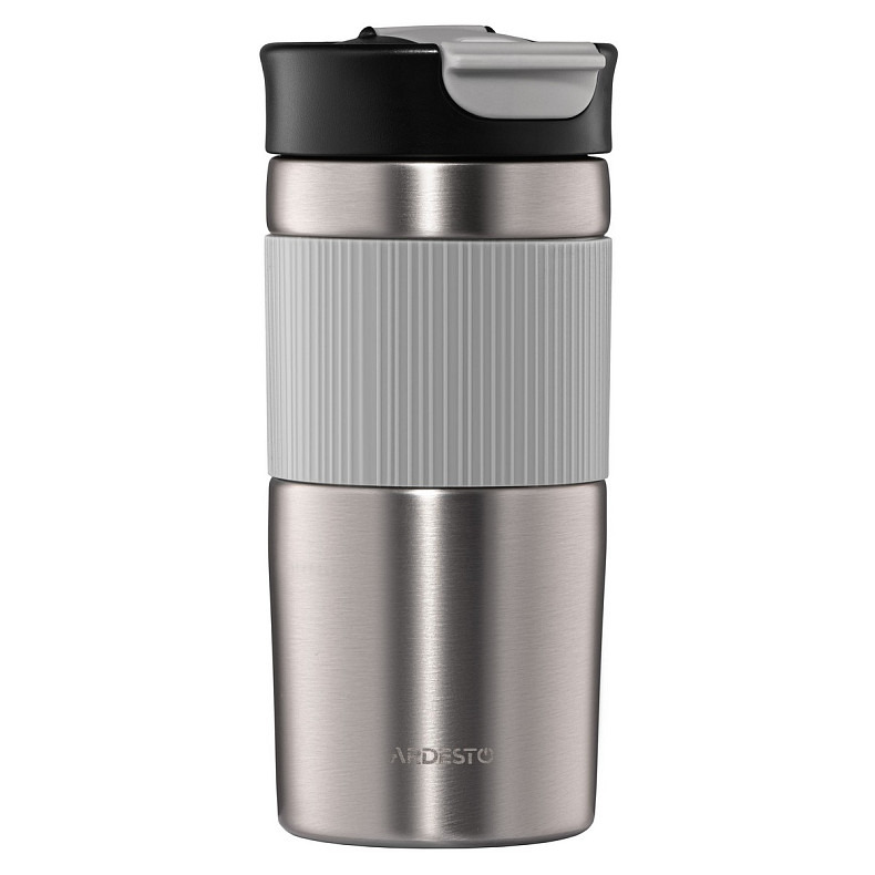 Термокружка Ardesto Comfort 450мл, нержавеющая сталь, серая (AR2645CML)